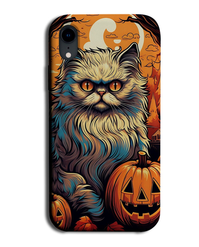 Halloween Exotic Shorthair Cat Phone Case Cover Cats Kitten Pumpkin Funny DH25