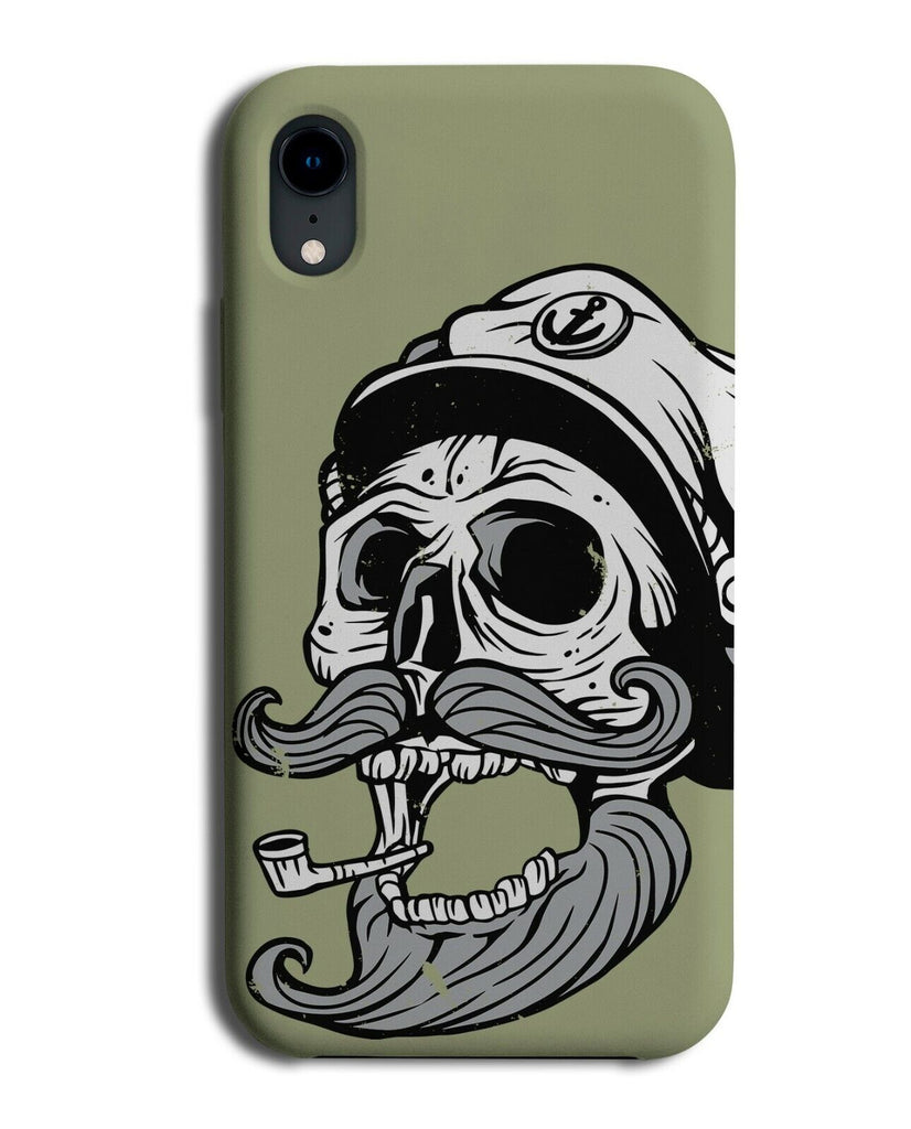 Pirate Captains Skull Phone Case Cover Pirates Captain Hipster Beard K057