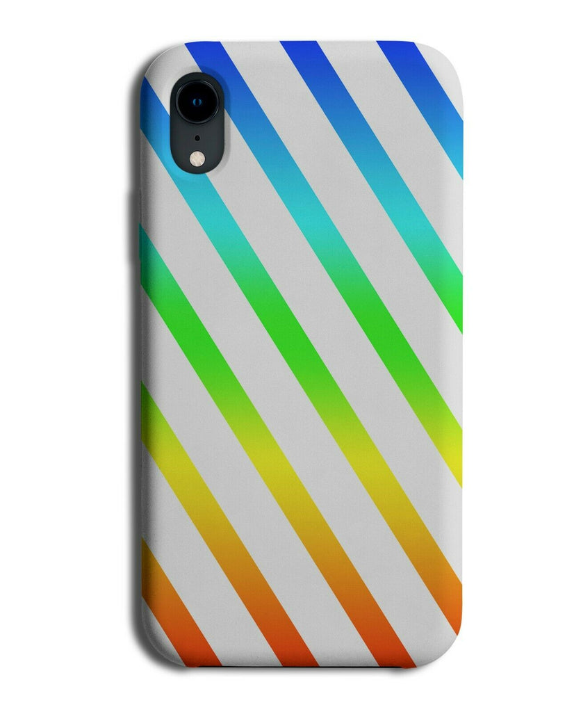 White and Multicoloured Stripes On Phone Case Cover Stripes Design Kids i810