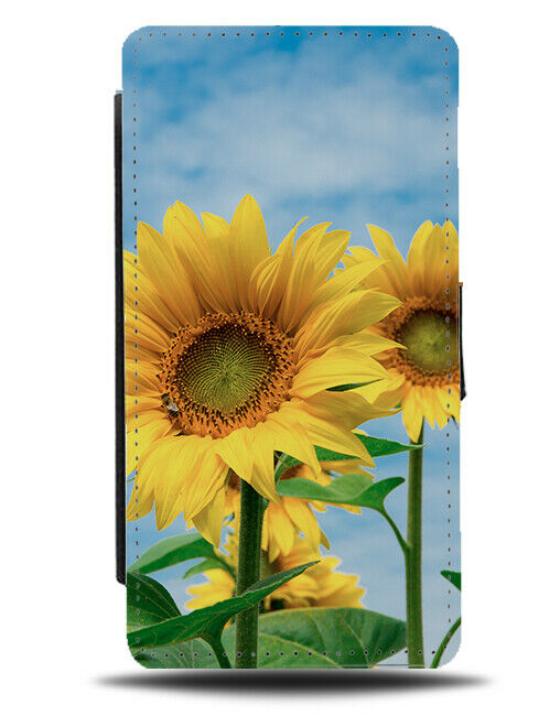 Summer Sunflower Flip Wallet Phone Case Sun Flower Petal Floral Photo A654