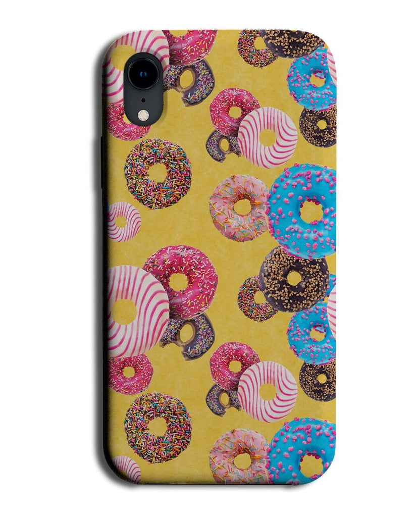 Colourful Retro Doughnuts Phone Case Cover Desserts Doughnut Desserts Food P797