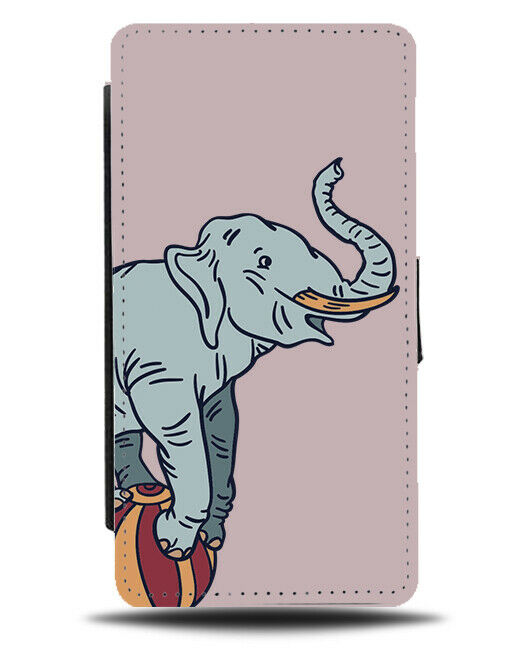 Circus Elephant On Ball Cartoon Phone Cover Case Performer Balancing J313