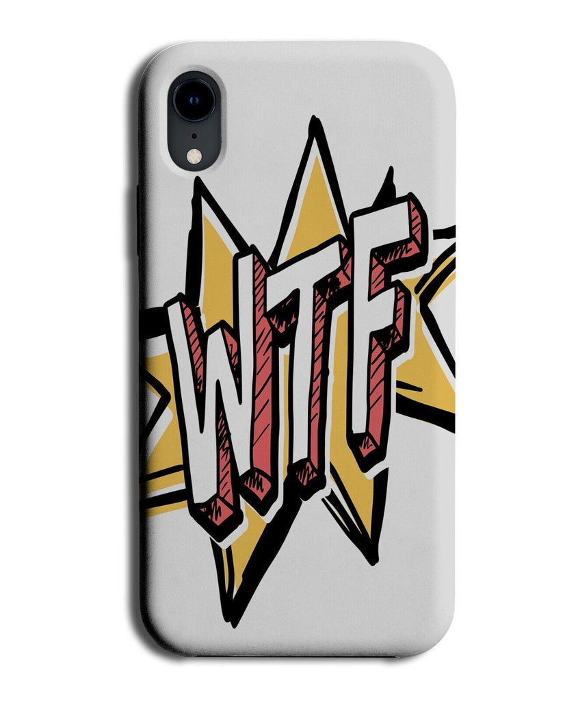 WTF Comic Book Logo Phone Case Cover What The Phrase Funny Outrage Quote P776