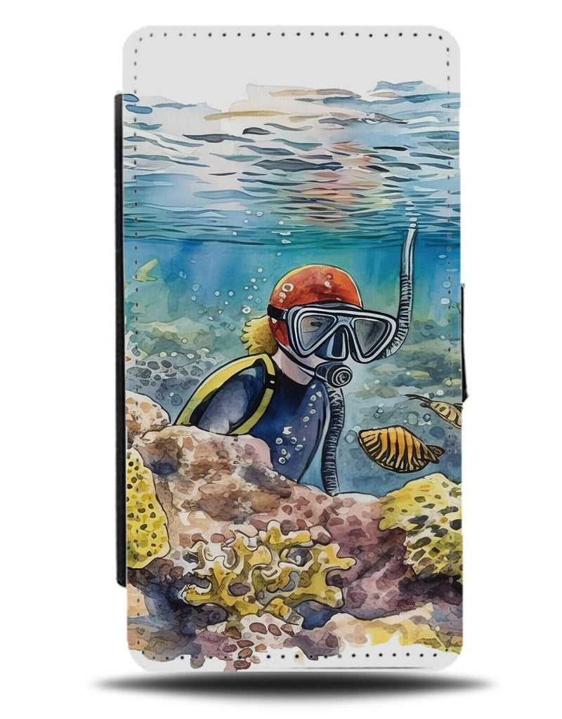 Snorkel Scuba Diving Flip Wallet Case Scuba Accessory Accessories Sea Girls DC54