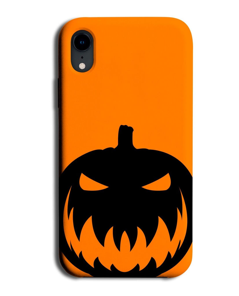 Black ^ Orange Pumpkin Shape Phone Case Cover Shaped Face Carving Halloween N441