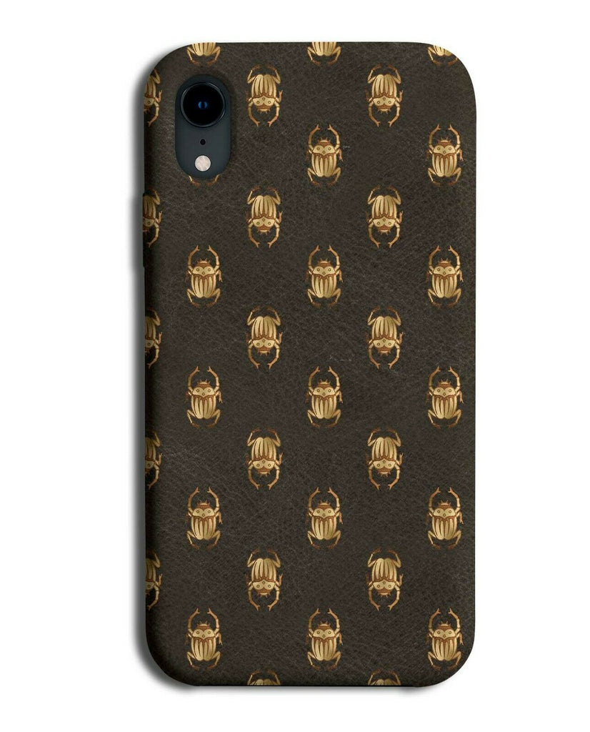 Black and Gold Bugs Phone Case Cover Bug Insects Beetle Beetles Egyptian F481