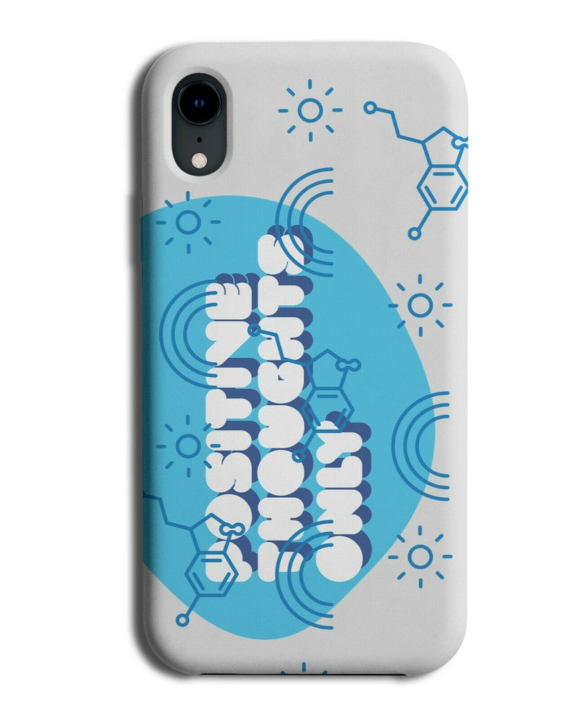 Positive Thoughts Only Phone Case Cover Inspirational Quotes Quote Vibes E376