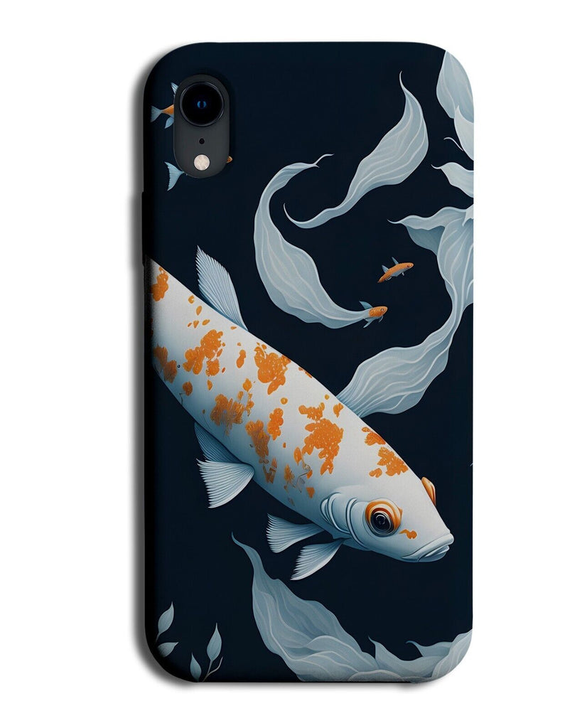 Koi Fish Phone Case Cover Karp Carp Carps Kois Orange and White Japanese BG69