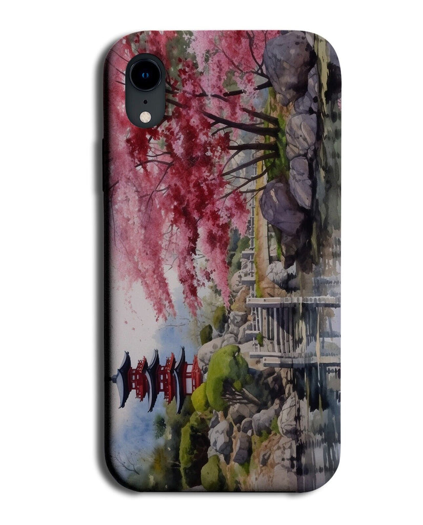 Japanese Temple Phone Case Cover Temples Japan Flowers Shrine Shrines Tree AU27