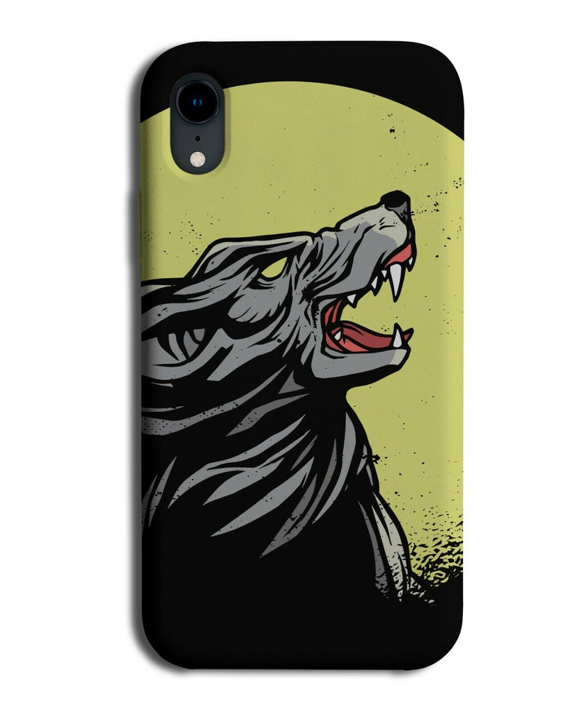 Scary Werewolf In The Moonlight Phone Case Cover Moon Light Windy Monster K454