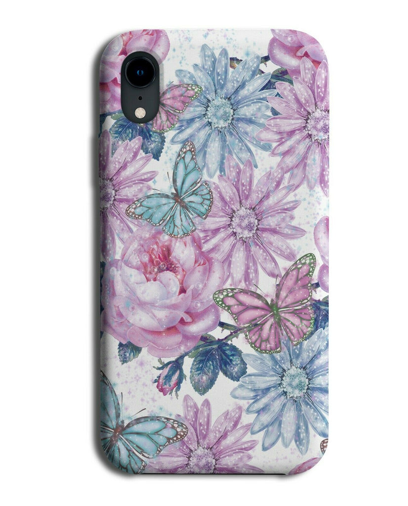 Butterfly Phone Case Cover | Butterflys Butterflies Girly Pink Blue Blue F970