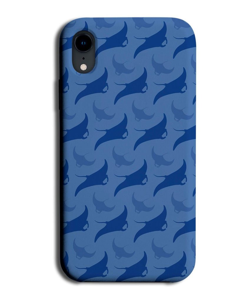 Blue Manta Ray Phone Case Cover Rays Stingray Pattern Stingrays Sting Sea BI45