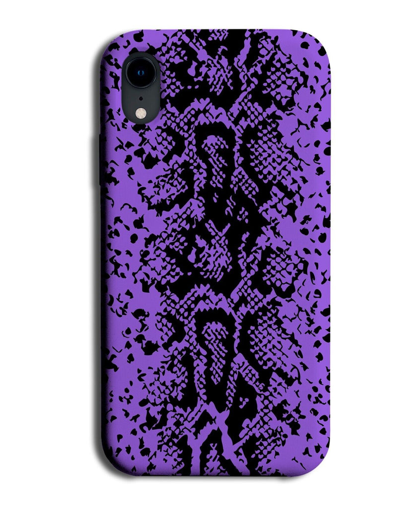 Purple Snake Skin Phone Case Cover Snakes Scales Markings Print Reptiles CP72