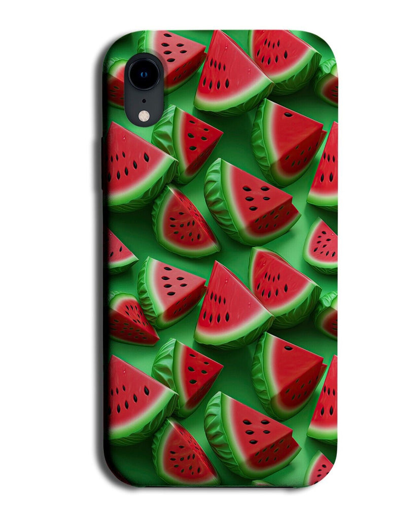 Realistic Style 3D Watermelon Shapes Print Phone Case Cover Watermelons BX44