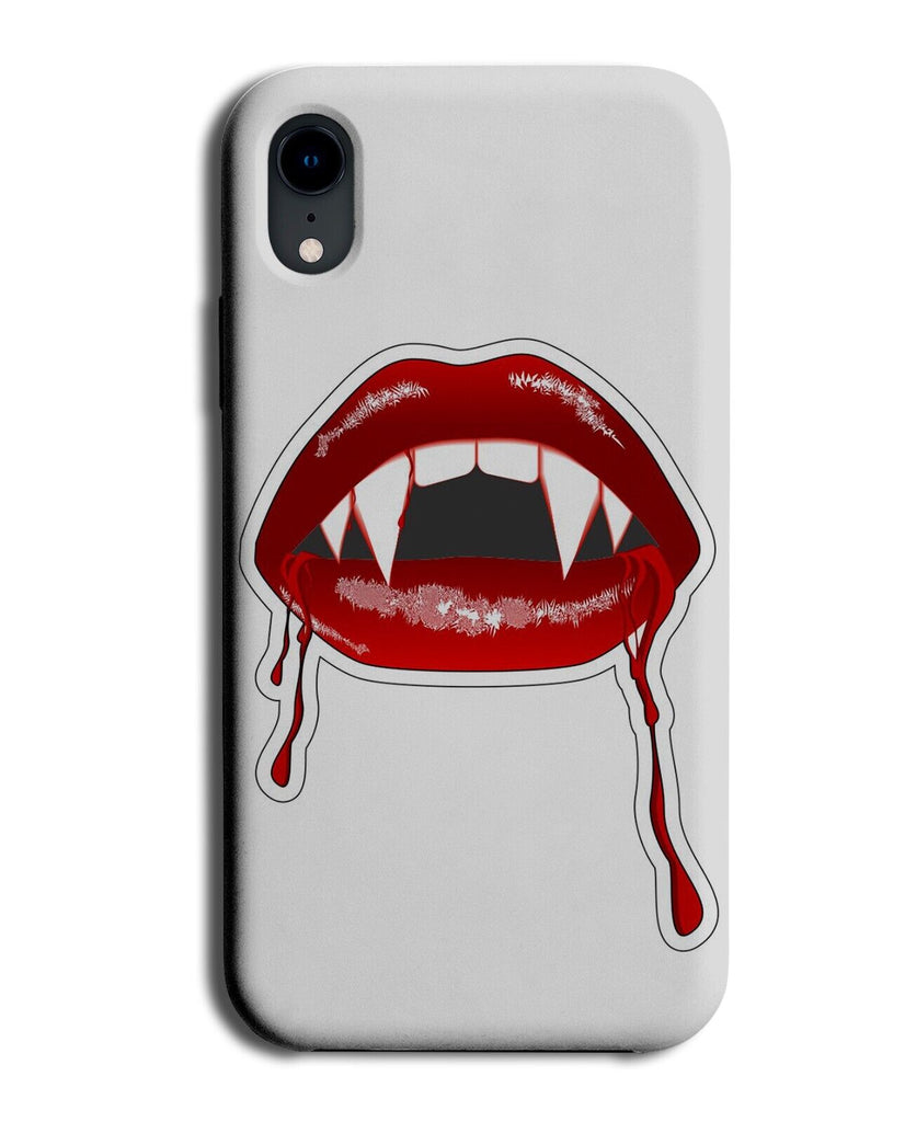 Vampire Halloween Sticker Design Phone Case Cover Vampires Teeth Red Lips DG31
