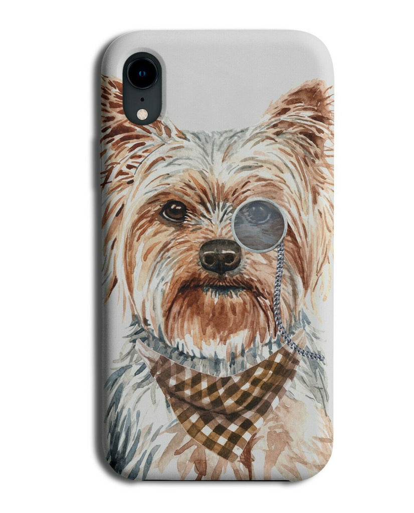 Yorkshire Terrier Phone Case Cover Monocle Bandana Gentleman Posh K651