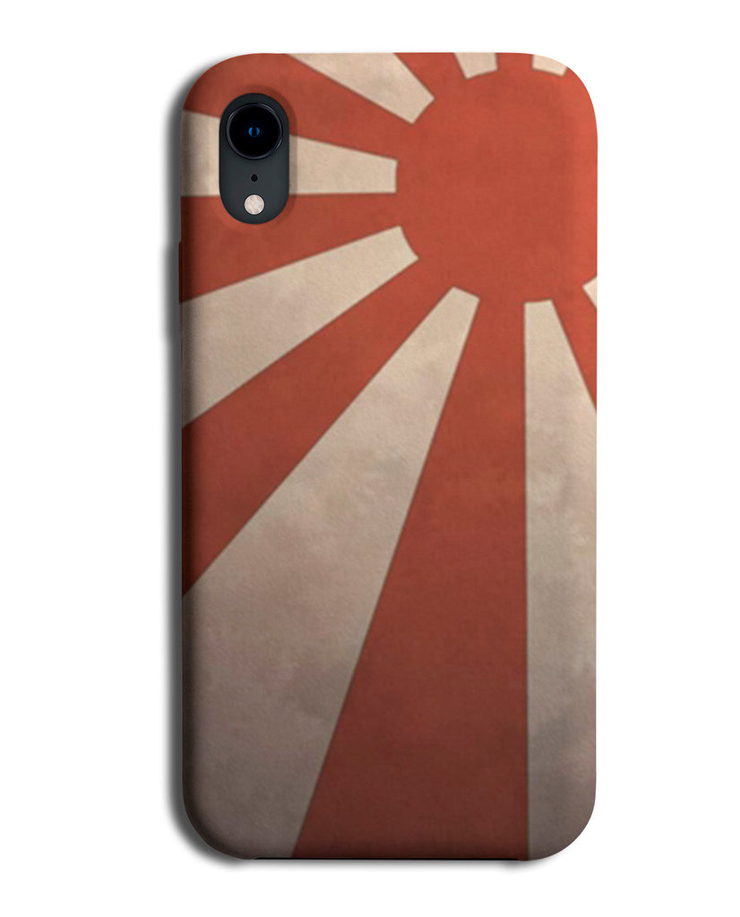 Japanese Phone Case Cover Japan Style Anime Design Rising Sun White The Red 399